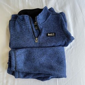 Roots Canada toddler boys Heather blue sweatsuit